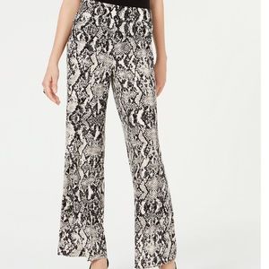 INC International Concepts Wide Leg Snake Pants